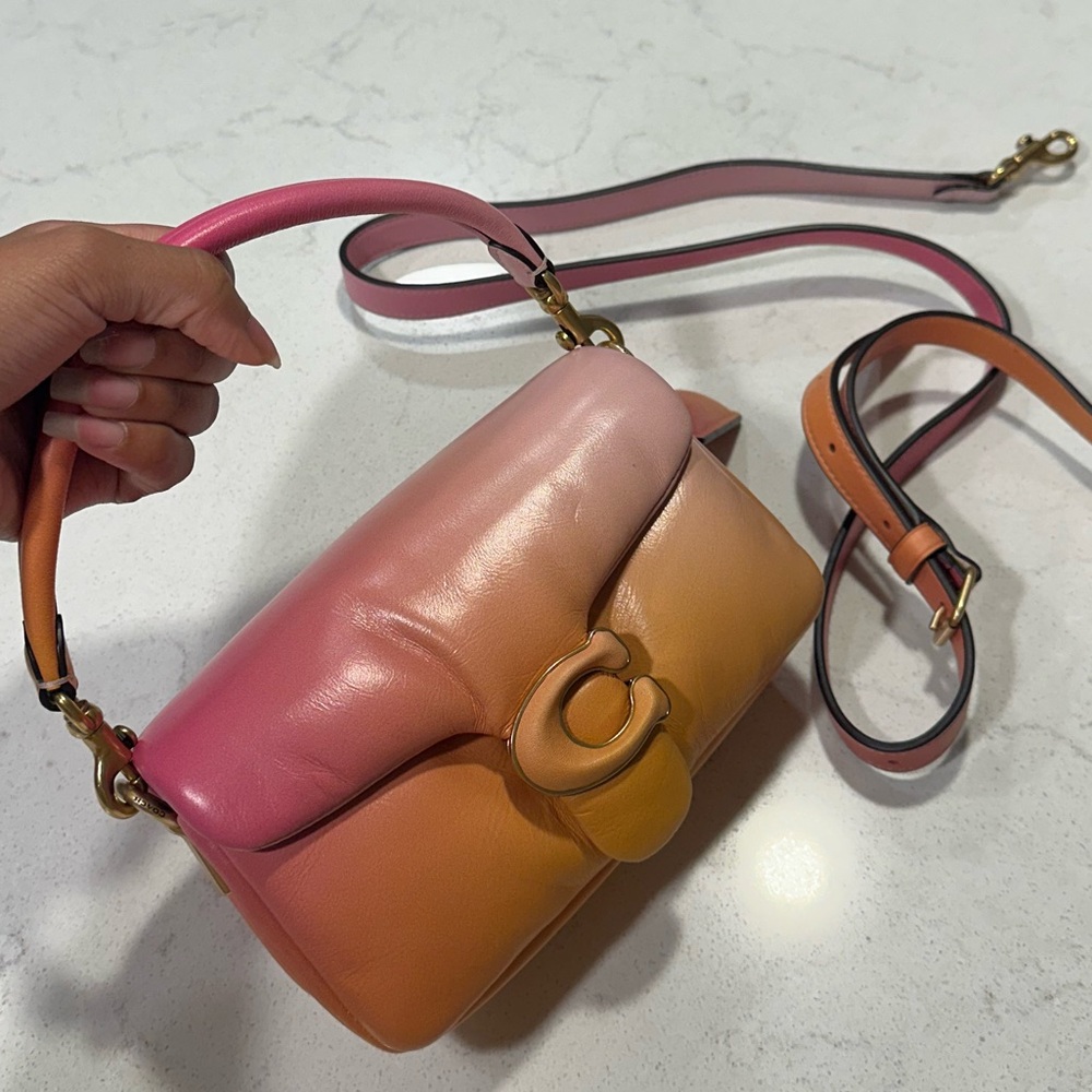 Gradient Pink and Orange Women's Bag